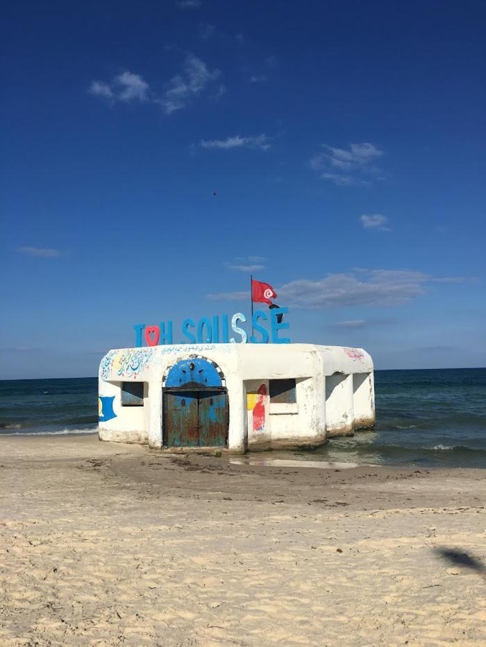 Rdc S2 Pieds Dans L'Eau Parking Privee Hammam Sousse Exterior photo